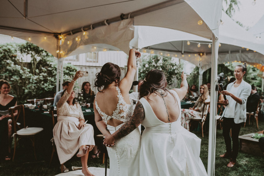 Dancing brides