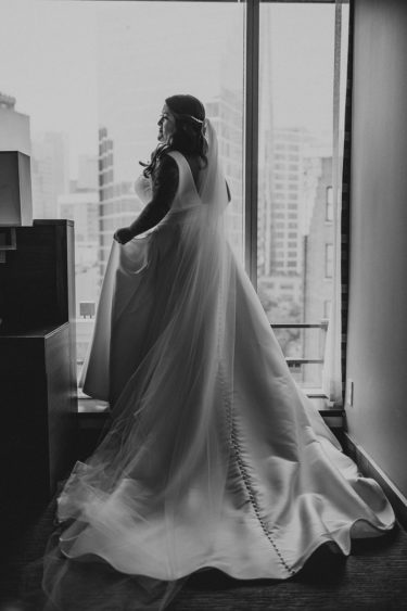 Bride wedding dress